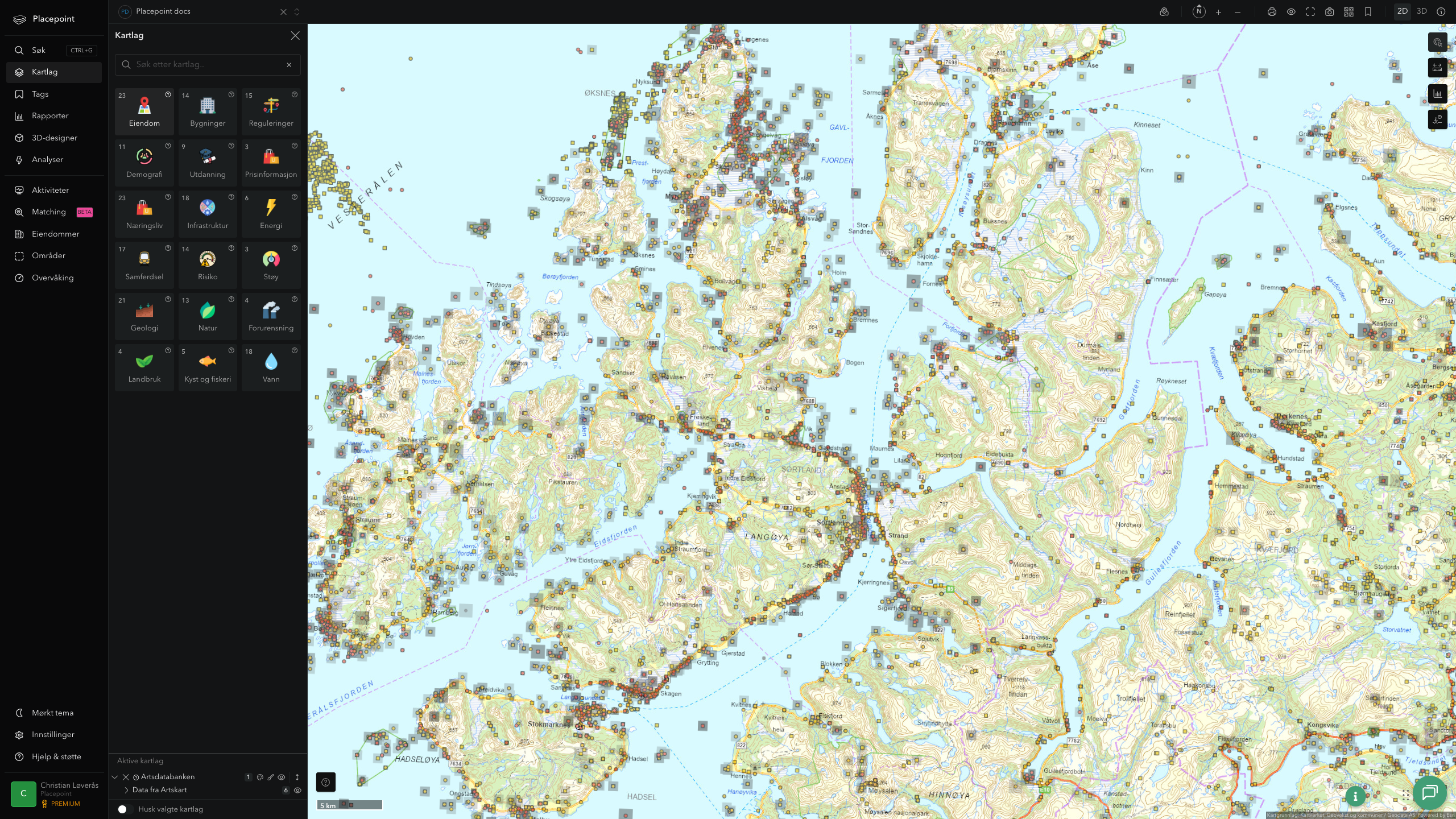 Sortland - artsdatabanken