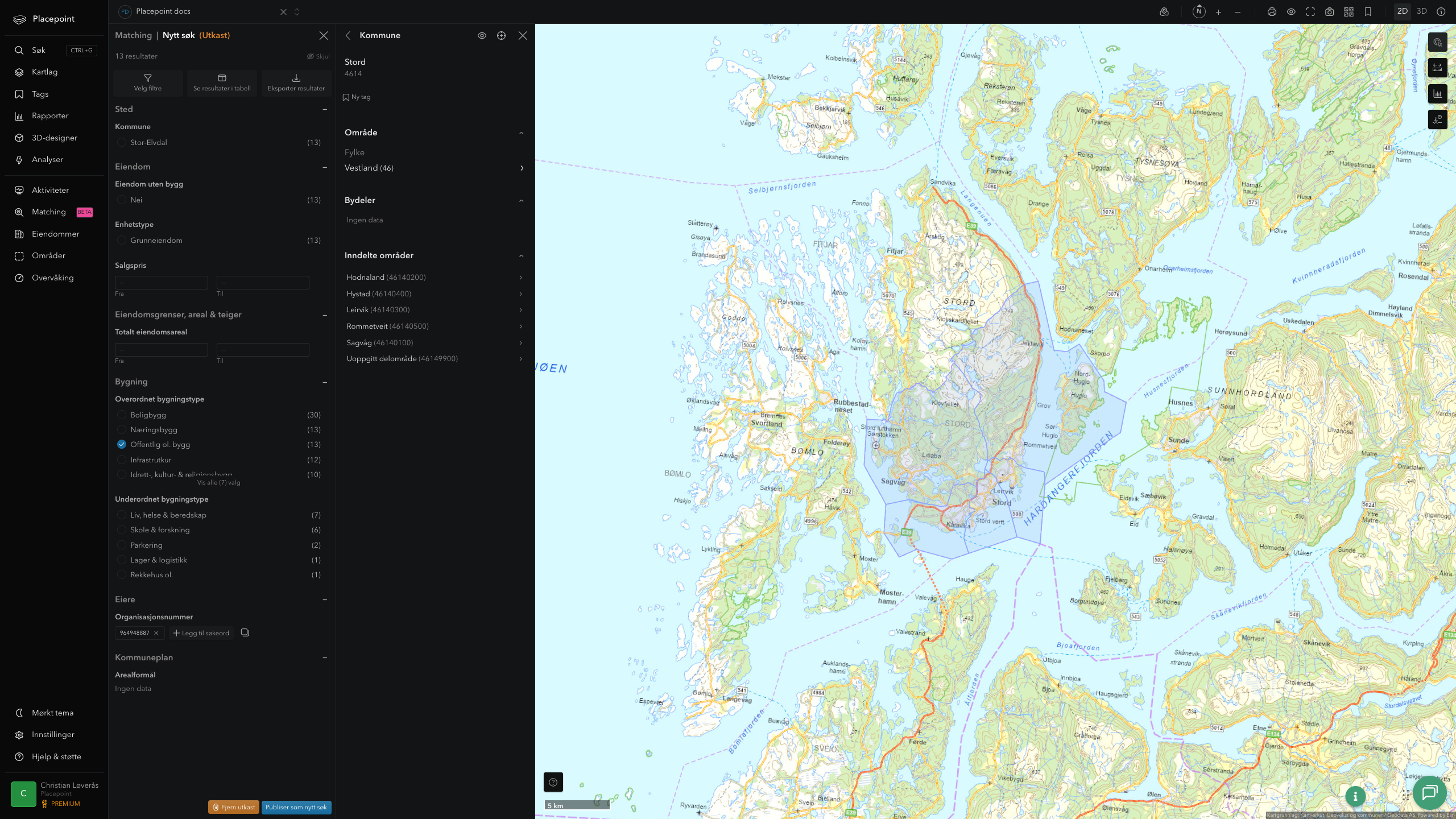 Stord kommune i Placepoint