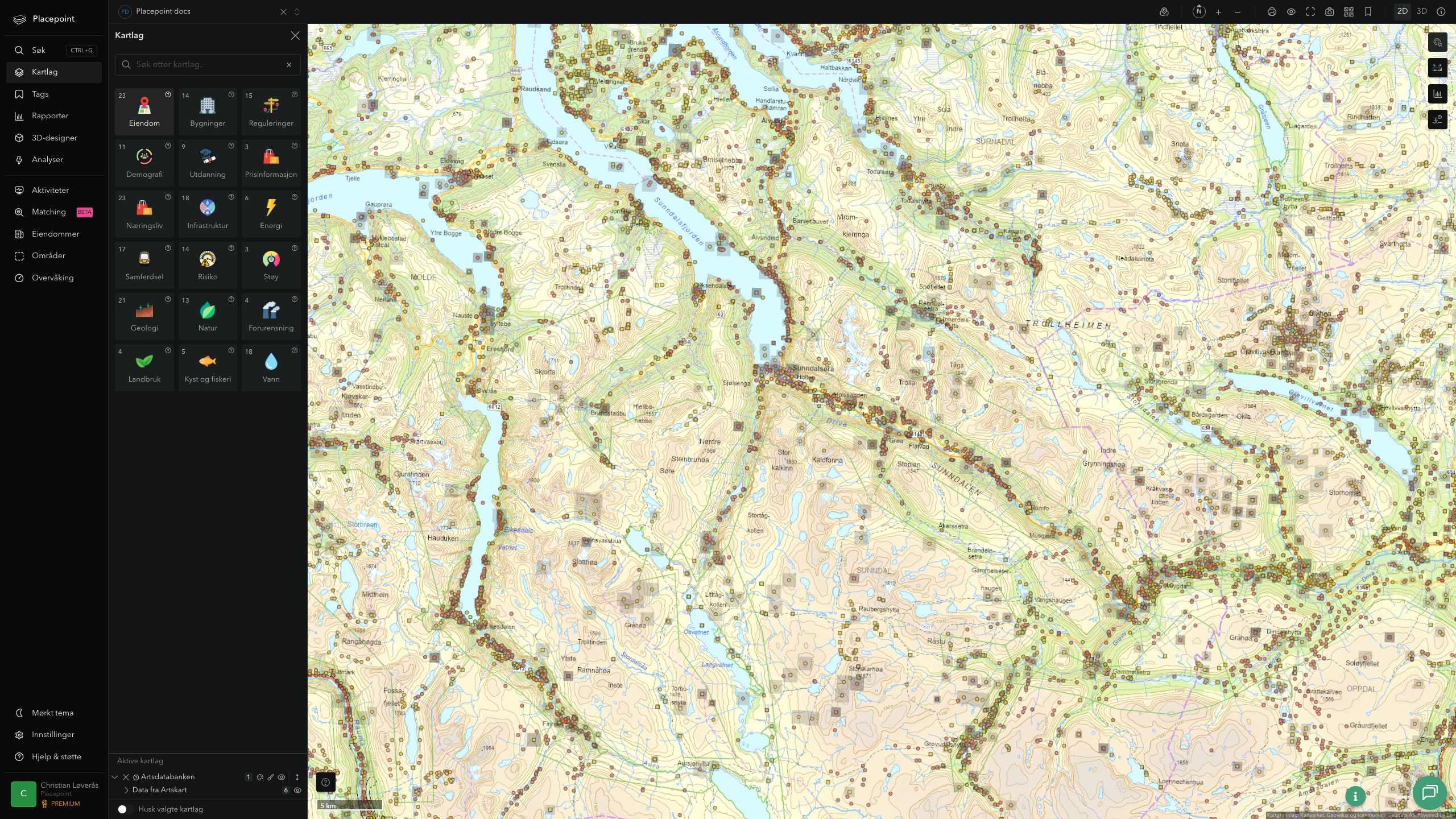 Sunndal - artsdatabanken