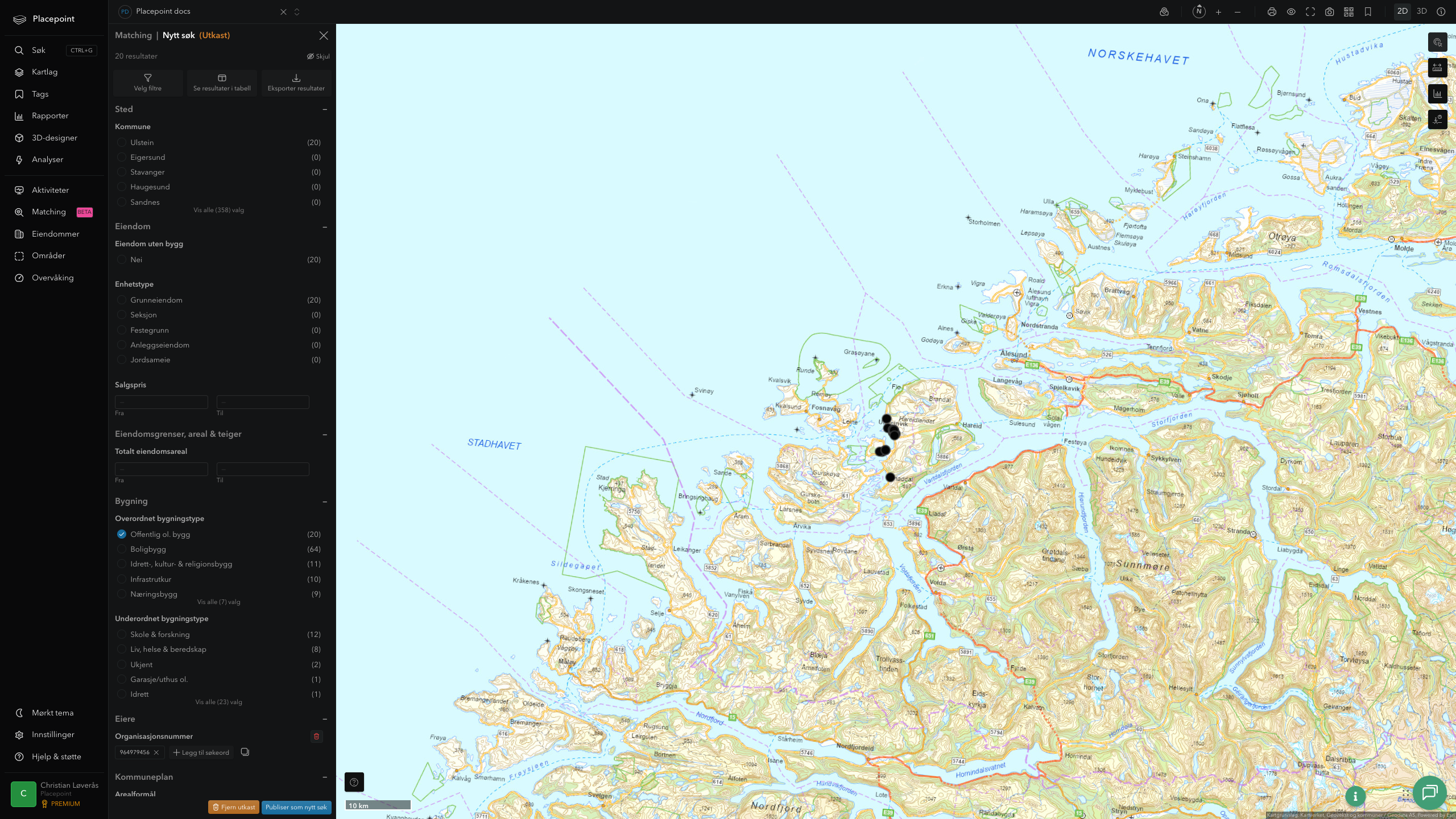 Matching-resultat for Ulstein kommune